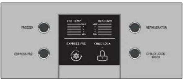 LG GW-L2071FSV - Temperatur- und Funktionseinstellung - 3