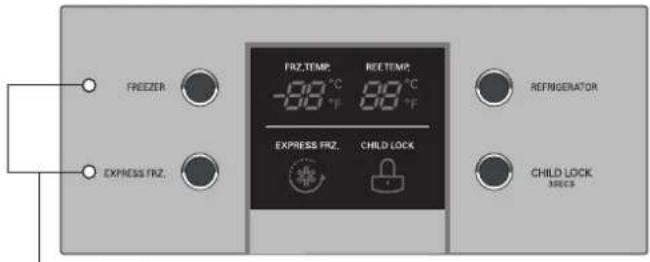 LG GW-L2071FSV - Temperatur- und Funktionseinstellung - 2