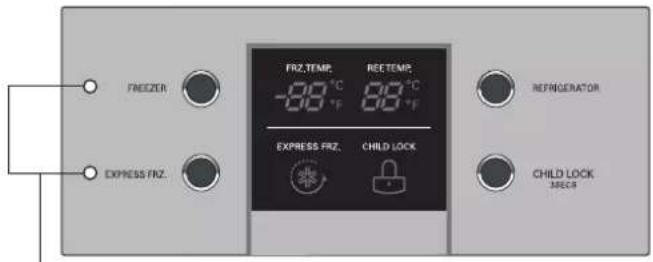 LG GW-C227BVQV - Temperatur- und Funktionseinstellung - 2