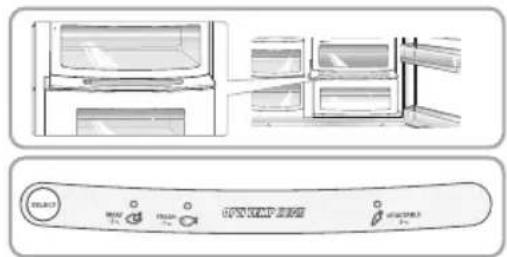 LG GW-C217FLQV - Temperaturänderung im Opti Temp Bereich (betrifft nur gewählte Modelle) - 1
