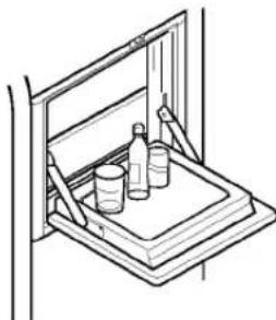 LG GR-P207GLRK - Um die Hausbar zu öffnen, ziehen Sie vorsichtig am Griff. - 3