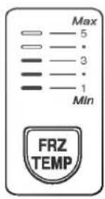 LG GR-P207DBRA - Temperaturein- stellung im Gefrierabteil - 1