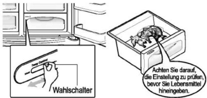 LG GR-L267AVKA - Gemüse- oder Fleischabteil einrichten - 3