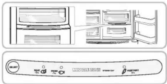 LG GR-L207TLJV - Einstellung der Frischesafe-Temperatur (Nur bei bestimmten Modellen) - 1