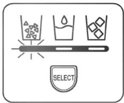 LG GR-L207DBRA - Wahltaste Spender - 1