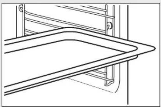 AEG HX4146MS3B - Backblech / Auflaufpfanne: - 1