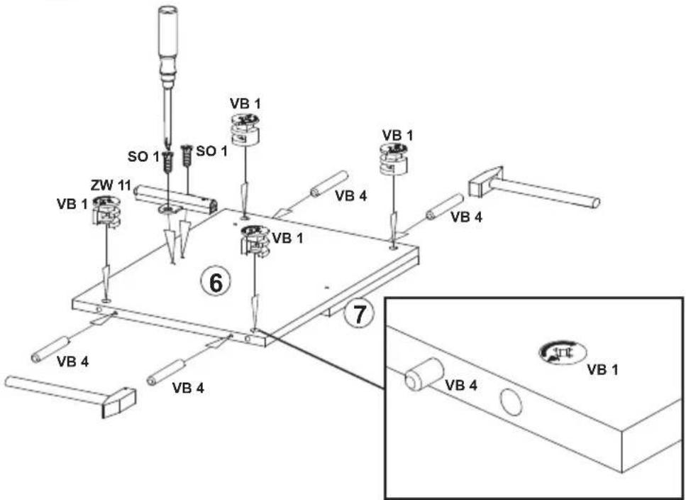 VB 1 VB 1 SO 1 SO 1 ZW 11 VB 1 VB 4 VB 4 VB 1 VB 1 VB 4 VB 4 VB 1 ⑥ ⑦