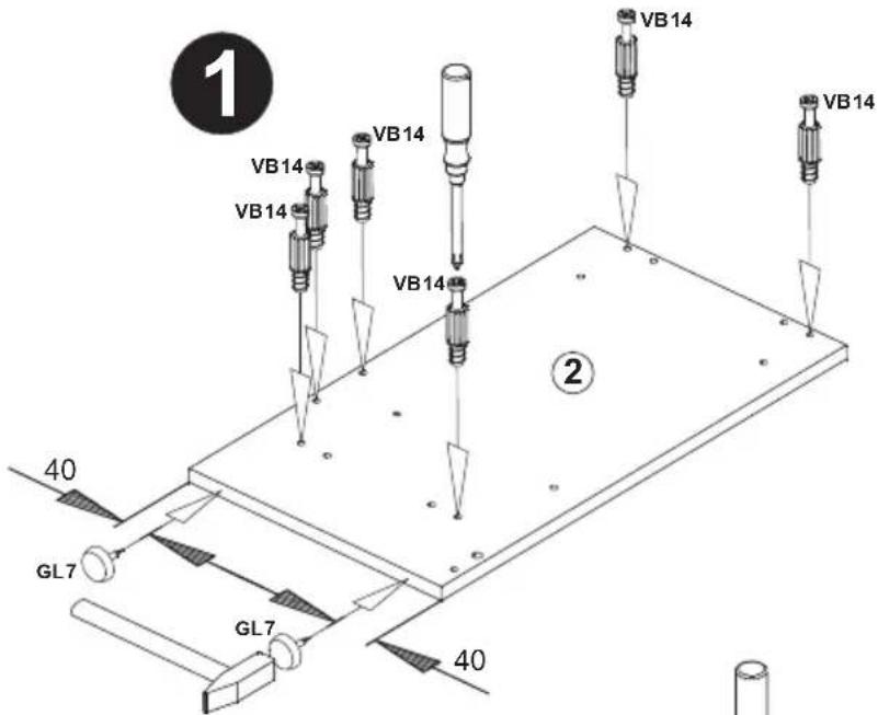 1 VB14 VB14 VB14 VB14 VB14 ② 40 GL7 GL7 40