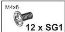 Livarno Lux IAN 285357 - Wall fixing: - 2