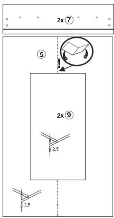 2x⑦ ⑤ 2x⑨ 2,5 2,5