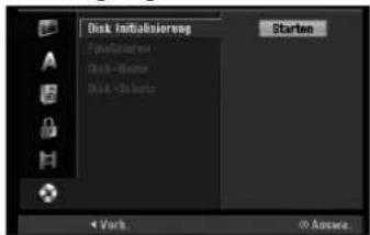 LG LH-WH7695IA - Disk-Initialisierung - 1