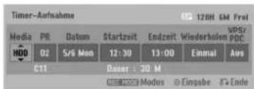 LG LH-WH7695IA - Timer-Aufnahme mit SHOWVIEW® - 2
