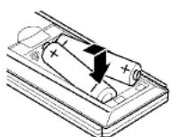 LG LH-T6245D - Austauschen der Batterien - 1