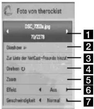 LG HB44A - Picasa™-Webalben auf dem Fernsehgerät anzeigen - 1