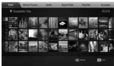 LG HB44A - Über das Menü Picasa™ - Webalben - 1