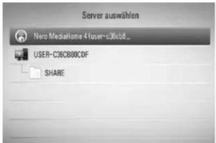 LG HB44A - Zugriff auf den DLNA-Medien-Server - 1