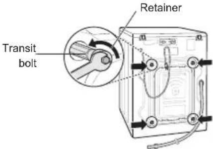 LG F4J6TY8S - Remove the bolt assemblies. - 1