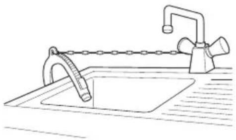 LG F4J6TY8S - Installing the Drain Hose - 2