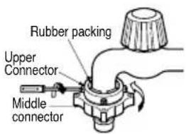 LG F1422TD5 - ■ Normal Tap without thread & one touch type inlet hose (Single inlet models) - 4