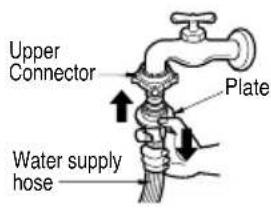 LG F1422TD5 - ■ Normal Tap without thread & one touch type inlet hose (Single inlet models) - 6