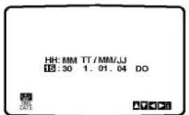 LG LH-CX449P - Einstellen der Uhr des Videorecorders - 3