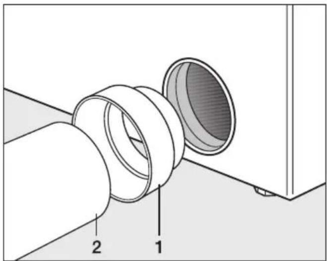 MIELE PT 5186 XL - Abluftleitungssystem aus gesteckten Rohren - 1