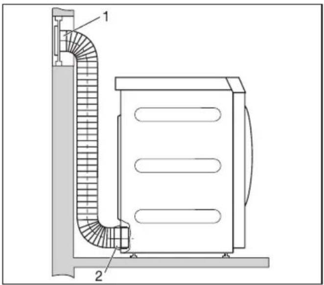 MIELE PT 5186 XL - Abluftleitungssystem mit flexibler Abluftleitung - 3