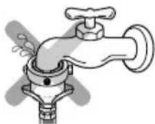 LG WF-H1500 - Check the connection of water supply hose and the connector - 1