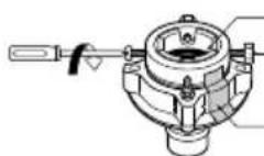 LG WF-HD100FS - Loosen the fixed nuts to connect the connector to the tap - 1