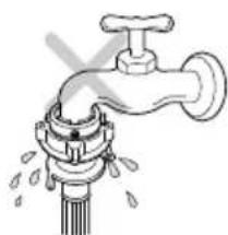 LG WF-HD100FS - Check for water leakage - 1