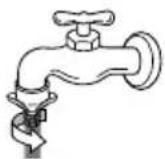 LG WF-HD100FS - Connect the water supply hose to the tap. - 1