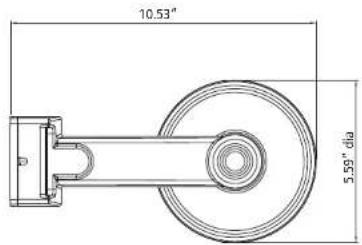 Speco Technologies INTWMW - Dimensions - 1