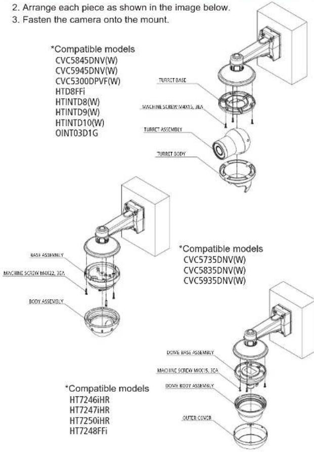 Speco Technologies INTWMW - Installation Instruction Diagram Installation Instruction Diagra - 4