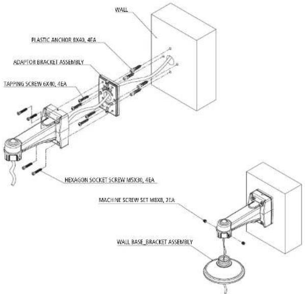 Speco Technologies INTWMW - Installation Instruction Diagram - 1