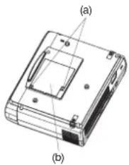 MITSUBISHI SD205U - Reset of the lamp operation time - 1