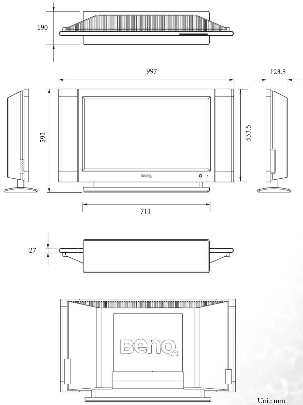 BENQ DV3250 - Supported Modes - 1