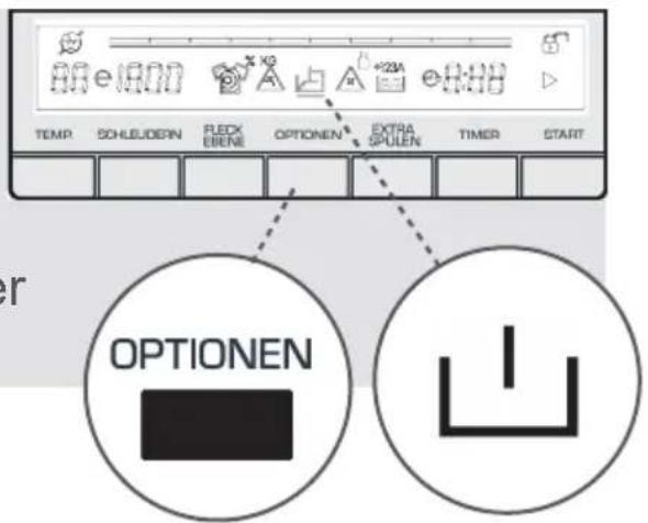TEMP SCHLUDERN FLEX EBENE OPTIONEN EXTRA SPULEN TIMER START OPTIONEN