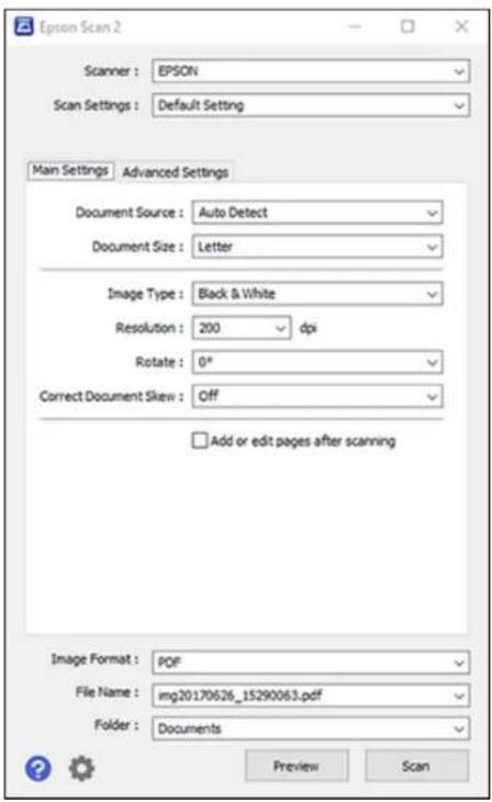 EPSON WorkForce ET-4750 - ScanninginEpsonScan2 - 1