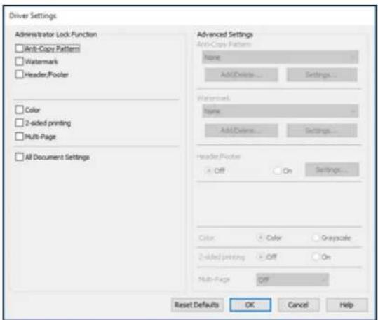 EPSON WorkForce ET-4750 - LockingPrinterSettings-Windows - 1