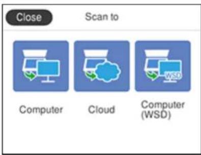 EPSON WorkForce ET-4750 - StartingaScanUsingtheProductControlPanel - 1