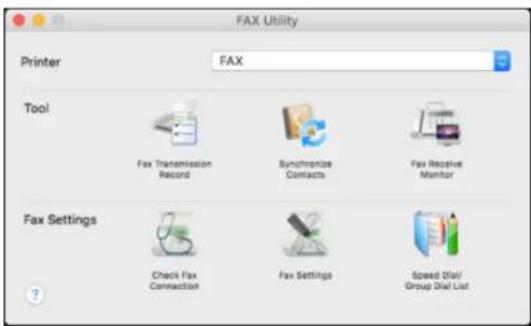 EPSON WorkForce ET-4750 - SettingUpSpeed/GroupDialListsUsingtheFaxUtility-Mac - 1