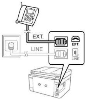 EPSON WorkForce ET-4750 - ConnectingaTelephoneorAnsweringMachine - 4