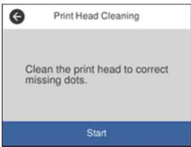 EPSON WorkForce ET-4750 - SelectHeadCleaning. - 1