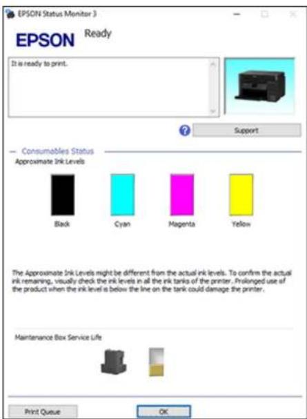 EPSON WorkForce ET-4750 - CheckingInkLevelswithWindows - 1