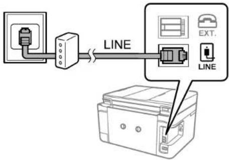 EPSON WorkForce ET-4750 - ConnectingaTelephoneorAnsweringMachine - 2
