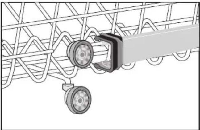 BEKO DWC6540W - Upper basket height adjustment (unloaded) - 3