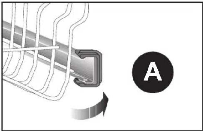 BEKO DWC6540W - Upper basket height adjustment (unloaded) - 1