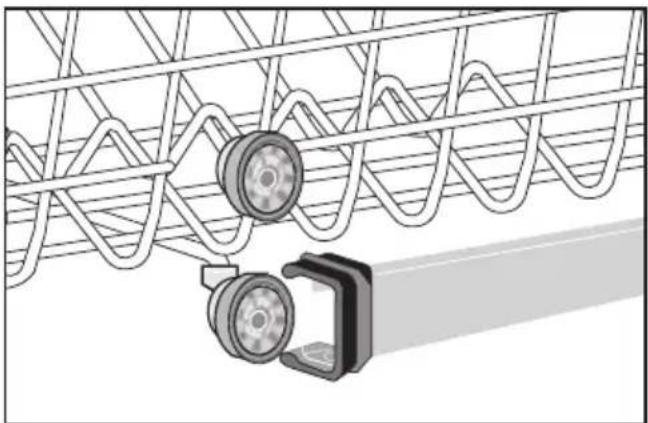 BEKO DWC6540W - Upper basket height adjustment (unloaded) - 2