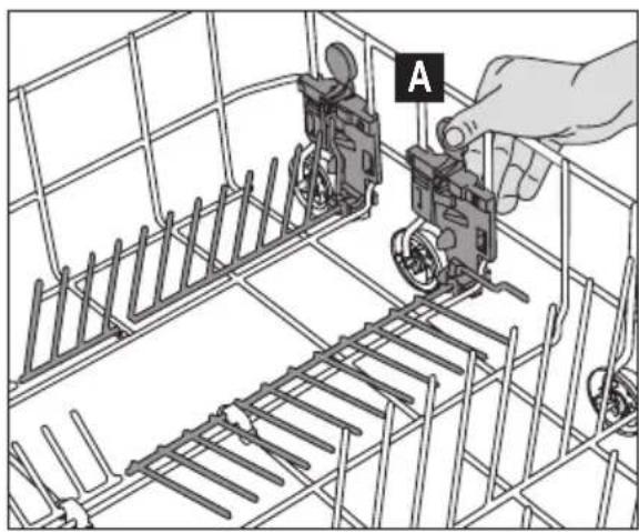 BEKO DWC6540W - Folding plate support rods - 1