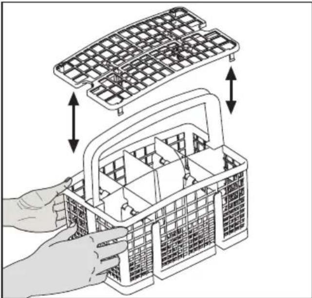 BEKO DWC6540W - Movable Cutlery Basket - 2